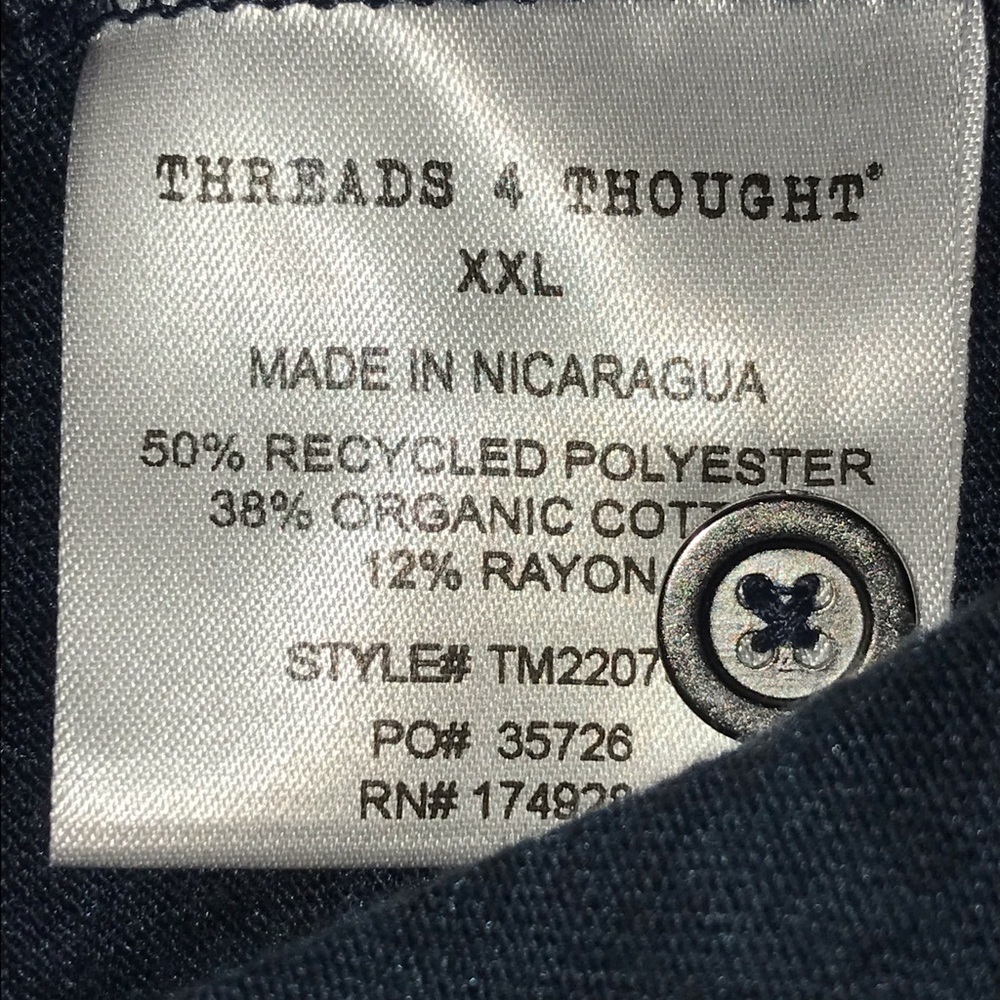 NWT Threads 4 Thoughts Fix Stitch Polo Shirt XXL MT200 - Picture 5 of 8